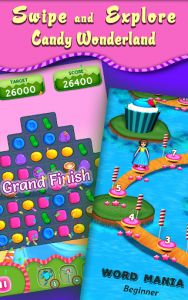 اسکرین شات بازی Swiped Candy Geo 7