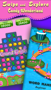 اسکرین شات بازی Swiped Candy Geo 1