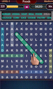 اسکرین شات بازی Word Swipe : Word Search 1