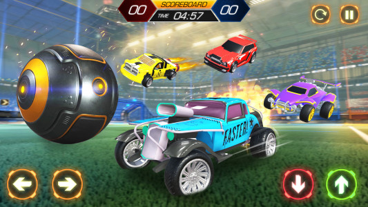 اسکرین شات 3 بازی Rocket Car Ball Football Games