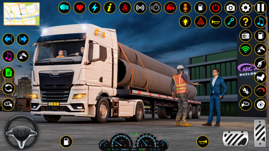اسکرین شات 2 بازی Truck Simulator: 3D Truck Game