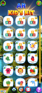 اسکرین شات 1 برنامه AR Kid's Kit 4D