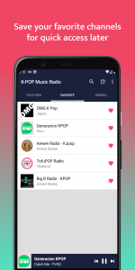 اسکرین شات 1 برنامه K-POP Music Radio