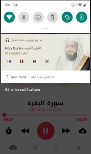 اسکرین شات برنامه Holy Quran by Khalid Al Jalil Quran mp3 downloader 4