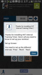 اسکرین شات برنامه HIIT interval training timer 4