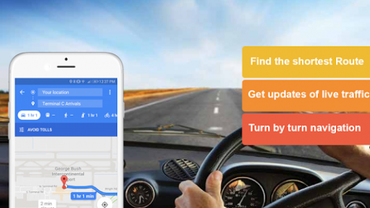 اسکرین شات برنامه Voice GPS Driving - GPS Navigation & Tracker 3