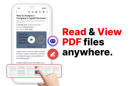 اسکرین شات 2 برنامه PDF Reader - PDF Converter