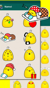 اسکرین شات برنامه Baby Chicken Emoji Stickers 4