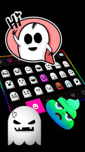 اسکرین شات برنامه Ghost Life Emoji Stickers 3
