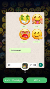 اسکرین شات برنامه New Funky Emoji Stickers 5