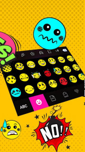 اسکرین شات برنامه Pop Style Word Emoji Stickers 3