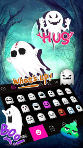 اسکرین شات برنامه Scary Ghost Emoji Stickers 3