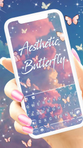 اسکرین شات برنامه Aesthetic Butterfly Theme 1