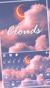 اسکرین شات برنامه Aesthetic Clouds Theme 1