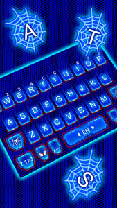 اسکرین شات برنامه Blue Spider Keyboard 2
