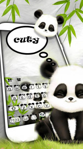 اسکرین شات برنامه Baby Panda Keyboard 2