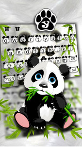 اسکرین شات برنامه Baby Panda Keyboard 3