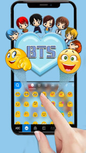 اسکرین شات 3 برنامه Bangtan Boys Keyboard Theme