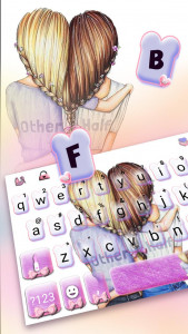 اسکرین شات برنامه Bff Friends Keyboard Theme 2