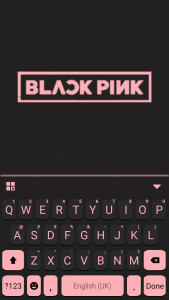 اسکرین شات برنامه Black Pink Blink Keyboard Back 5