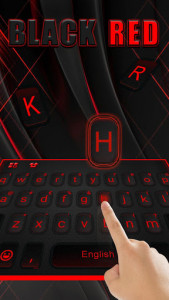 اسکرین شات برنامه iBlack Business style Keyboard 1
