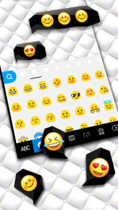 اسکرین شات 3 برنامه Black White Business Keyboard