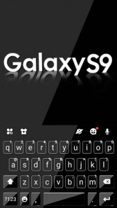اسکرین شات برنامه Business Black S9 Keyboard Theme 5