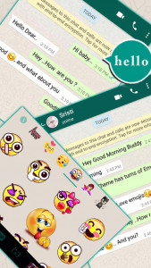 اسکرین شات برنامه Chat Messenger Theme 3