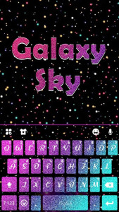 اسکرین شات برنامه Colorful 3D Galaxy Theme 5