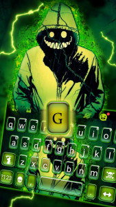 اسکرین شات برنامه Creepy Devil Smile Keyboard Theme 2