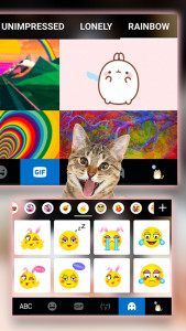 اسکرین شات برنامه Cute Kitty 2 Keyboard Backgrou 4