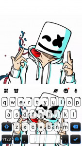 اسکرین شات برنامه Doodle DJ Keyboard Theme 5