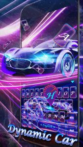 اسکرین شات برنامه Faster Car Keyboard Theme 2