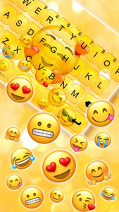اسکرین شات برنامه Emojis 3D Gravity Theme 1