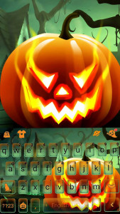 اسکرین شات برنامه Evil Halloween Keyboard Theme 5
