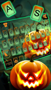 اسکرین شات برنامه Evil Halloween Keyboard Theme 2
