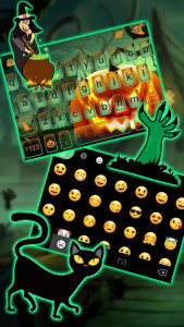 اسکرین شات برنامه Evil Halloween Keyboard Theme 3