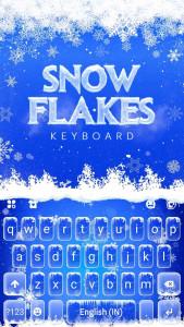 اسکرین شات برنامه Froze Snowflakes Theme 5