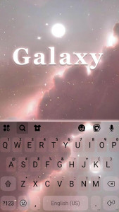 اسکرین شات برنامه Galaxy Background Theme 5