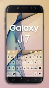 اسکرین شات برنامه Galaxy J7 Keyboard Theme 1