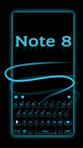 اسکرین شات برنامه Keyboard theme for Galaxy Note8 1