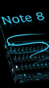 اسکرین شات برنامه Keyboard theme for Galaxy Note8 2