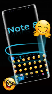 اسکرین شات برنامه Keyboard theme for Galaxy Note8 3