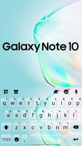 اسکرین شات برنامه Galaxy Note 10 Keyboard Theme 5
