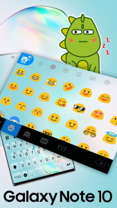 اسکرین شات برنامه Galaxy Note 10 Keyboard Theme 3