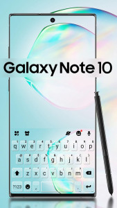 اسکرین شات برنامه Galaxy Note 10 Keyboard Theme 1