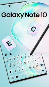 اسکرین شات برنامه Galaxy Note 10 Keyboard Theme 2