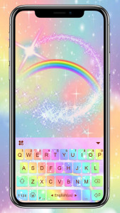 اسکرین شات برنامه Galaxy Rainbow Theme 1