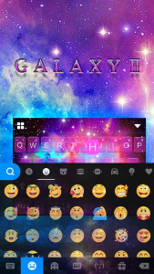 اسکرین شات برنامه Galaxy Starry Keyboard Backgro 2