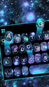 اسکرین شات برنامه Galaxy 3D Keyboard Theme 2